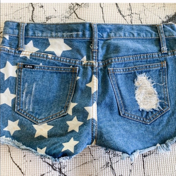 Pacsun Denim Distressed Shorts - Picture 2 of 4